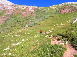 Caleb Melamed on Buckskin Pass
